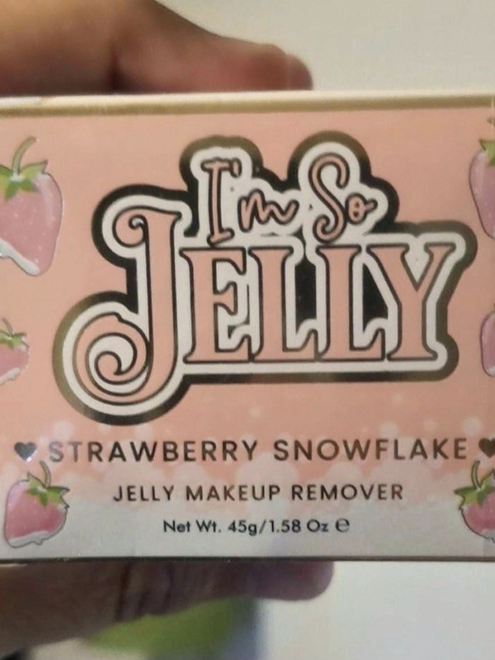 P.louise I'm So Jelly Strawberry Snowflake Jelly Makeup Remover - Pink